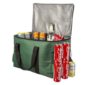 Große 45 Liter isolierte Picknick-Tasche XXL Isotasche Kühltasche für Camping Reisen Urlaub