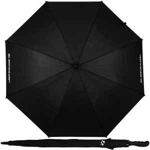 Dunlop XXL Paar Regenschirm Schwarz 130cm Partnerschirm für 2 Personen Stockschirm Familienschirm Doppelregenschirm