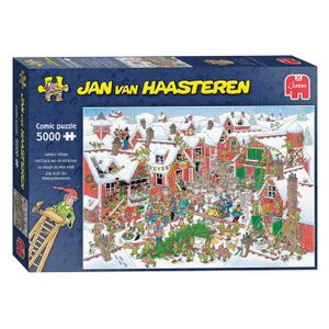 Jumbo Spiele Jan van Haasteren - Santas Village, puzzle, puzzle pre dospelých, 5000 dielikov, 20076