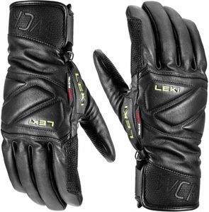 Leki WCR Venom Speed 3D Black/Ice Lemon 7,5 SkI Handschuhe