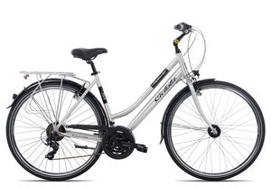 Ciclista Ponte Vecchio Trapez Trekkingrad silver black red 51