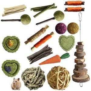 Kauspielzeug für Kaninchen, Grasmatte, Kaninchen, Spielzeug für Hamster, Kauspielzeug Bunny, Karottenspielzeug