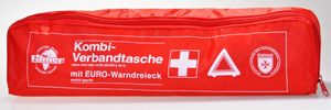 Filmer 17.998 Kfz -/Auto Verbandtasche mit Warndreieck Farbe ROT gem. DIN 13164