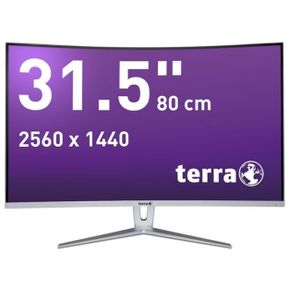 TERRA LCD/LED 3280W V2 silver/white CURVED 2xHDMI/DP - Flachbildschirm (TFT/LCD) - 31,5"