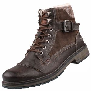 MUSTANG Schnürstiefelette Herren braun 47