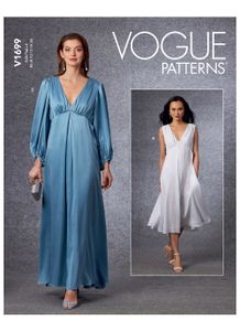 Vogue® Patterns Papierschnittmuster Kleid V1699 Vogue® Patterns Größe: B5 (8-10-12-14-16)