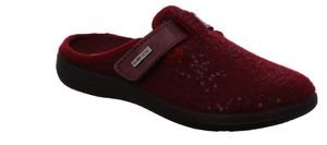 Rohde Damen Hausschuhe Pantoffeln Softfilz Bari 6556, Größe:37 EU, Farbe:Rot