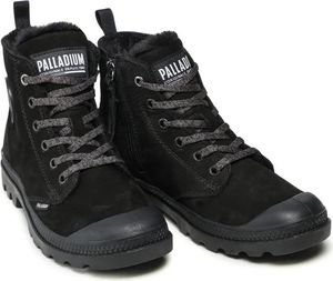 Pánske čierne boty Palladium Pampa Hi Zip-42.5 Pánske čierne boty Palladium Pampa Hi Zip-42.5