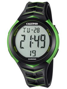 Calypso Uhr Digitaluhr K5730/4 schwarz grün