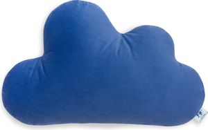 Pepi Cuddle Pillow in Cloud Shape - ručne šitý antialergický vankúš 55 × 36 cm - mäkký detský vankúš Dekoratívny vankúš pre bábätká Plyšový mrak - Nube Dark Blue