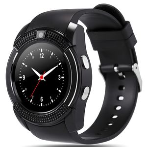 Smartwatch Smart Watch 45mm Armbanduhr mit SIM Touchscreen Sport Band Fitness Armband Black Watch Geschenk Call Android iOS Herren Damen Schwarz Retoo