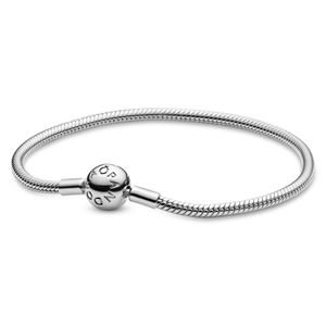 Pandora 590728 Schlangen-Gliederarmband Damen Moments Sterling-Silber 18 cm