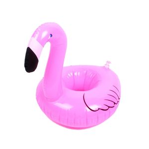 2x aufblasbarer Flamingo -Tassenhalter aufblasbare Schwimmbadspielzeug schwimmender Schwimmbad