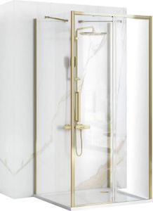 Rea Wand-Duschkabine Rapid Slide 100X100 Gold