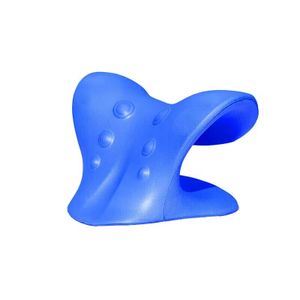 INF Nacken- und Schulterentspanner, Nackenstrecker, Halswirbel-Traktionsgerät Blau