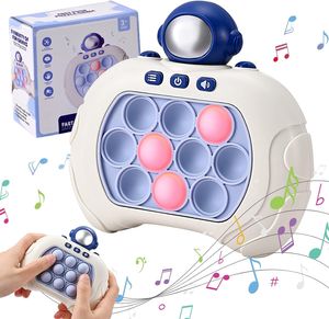 Quick Push Game v2.0, Pop It Fidget elektronisches Sensorspiel Silikonspielzeug für Jungen Mädchen, einzigartige Puzzle-Pop-Bubble-Spielmaschine