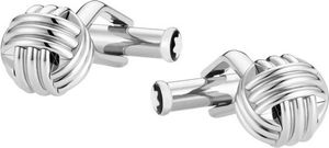 Montblanc Manschettenknöpfe Sartorial Knoten Edelstahl Poliert 118611