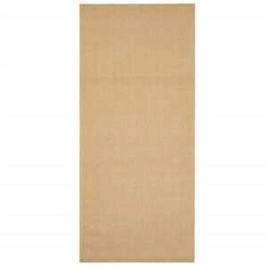 vidaXL Teppich Natur Sisal 66x150 cm