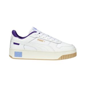 PUMA Carina Street Sneaker Damen 04 - puma white/puma white/elektro purple/frosted ivory 39