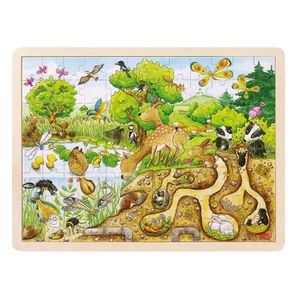 goki 57582 Einlegepuzzle Erlebnis Natur, bunt (1 Stück)