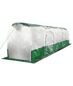 BioGreen Folientunnel Superdome 300 x 70 x 80 cm, Gewächshausfolie, transparent/grün