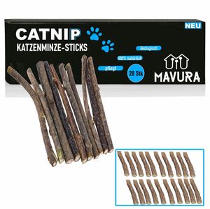 CATNIP Matatabi žvýkací tyčinky kočka dřevo catnip catnip zubní péče 20ks