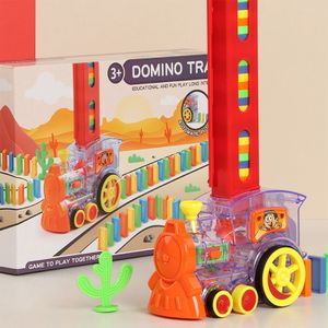 80-tlg Domino Zug Set Rally Electric Model Mit Licht und Ton Weihnachten Toy Auto Weihnachtsgeschenk