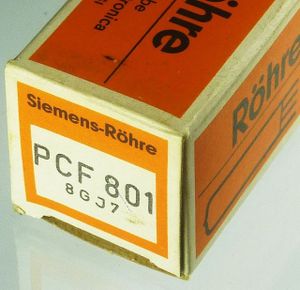 Elektronenröhre PCF801 Siemens ID10501