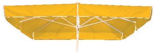 Best Sonnenschirm Großschirm Mallorca 300x300cm/8-tlg. gelb; 8340070
