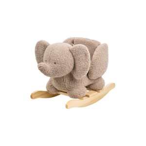 Nattou - Olifant Teddy taupe - Schaukelpferd Plüsch ab 10 Monate und älter