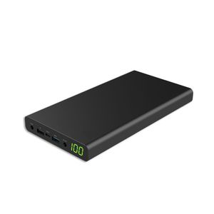 XORO MPB 3000 - Mobile Powerbank, 30.000 mAh Li-Ionen Technologie, USB 2.0 & USB 3.0 Anschluss, TYP-C Anschluss, 12/16/19 V Anschluss, Statusanzeige