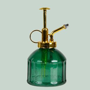 Rozprašovač na vodu a parfum zeleno zlatý