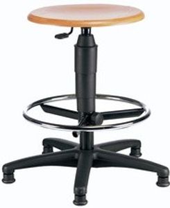 Topstar Drehhocker "TEC 60 Counter" aus Holz