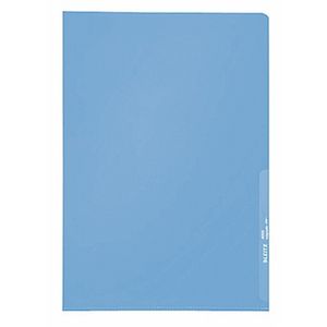 LEITZ Sichthülle Standard A4 PP genarbt blau 0,13 mm 100 Hüllen