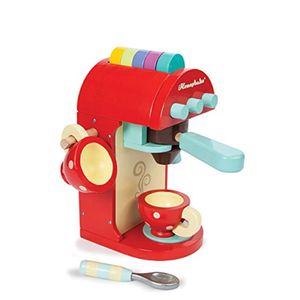 Le Toy Van – Honeybake Küchen-Rollenspiel Kaffeemaschine aus Holz | Rollenspiel für Kinder Küchenzubehör, TV299