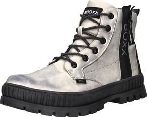 BOXX Herren-TEX-Schnürstiefelette Creme-Weiß-Schwarz, Farbe:weiß, EU Größe:44