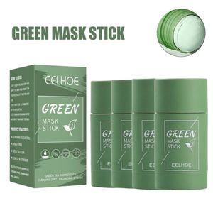 4 Stücke Grüntee-Stick-Maske, Ölkontrolle,Anti-Acne,Deep Cleanse, 50ml*4