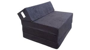 Skládací matrace 200 x 70 x 10 cm pro klidný spánek - Skládací matrace s podhlavníkem a snímatelným potahem - 0001