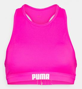 PUMA SWIM WOMEN RACERBACK SWIM TOP neon pink M
