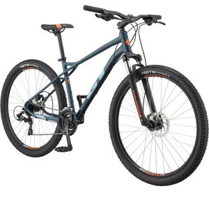 GT Aggressor Expert 650B Mountainbike Hardtail MTB Fahrrad 27,5' Mountain Bike, Farbe:satin slate blue/blue/orange, Rahmengröße:42 cm