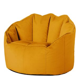 icon Sirena XL Samt Plüsch Sitzsack - Gemütlicher Sitzsack-Sessel