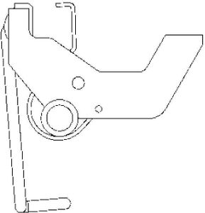 Günzburger Steigtechnik Einfallhaken komplett 98x25 mm Seilzugleiter 2 teilig