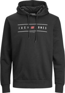 Jack & Jones Elliot Sweat Hood Schwarz - Große S Jack & Jones Elliot Sweat Hood Schwarz - Große S