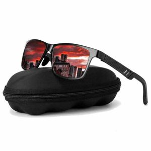 Lanon Sonnenbrille Herren Polarisiert Sonnenbrille UV400 -Polycarbonat draußen fahren (Rose)