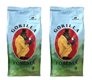 Joerges Gorilla Foresta Kaffee 2x 1000g geröstete ganze Bohnen | Qualitäts-Kaffee Arabica Blend Ganze Bohne | Siebträger Vollautomat | Espresso-Kaffee