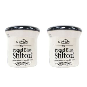 Käse Blue Stilton im Tontopf 2er-Set
