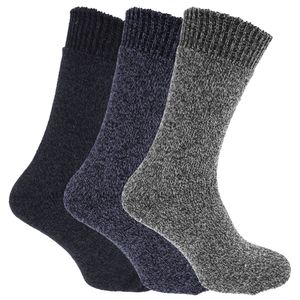 Pánske termo ponožky, 3-pack MB430 (39-45 EU) (odtiene modrej)