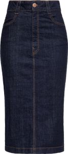 QUEEN KEROSIN Bleistiftrock Im 50´S Workwear-Style Cinch Back Denim Xs