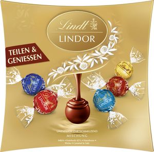 Lindt čokoládová guľôčka Lindor 11399 Zdieľanie 250g
