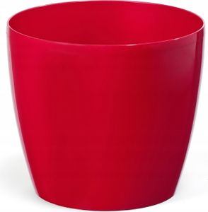 Blumentopf Kunststoffhülle rot 13,5 cm Magnolie